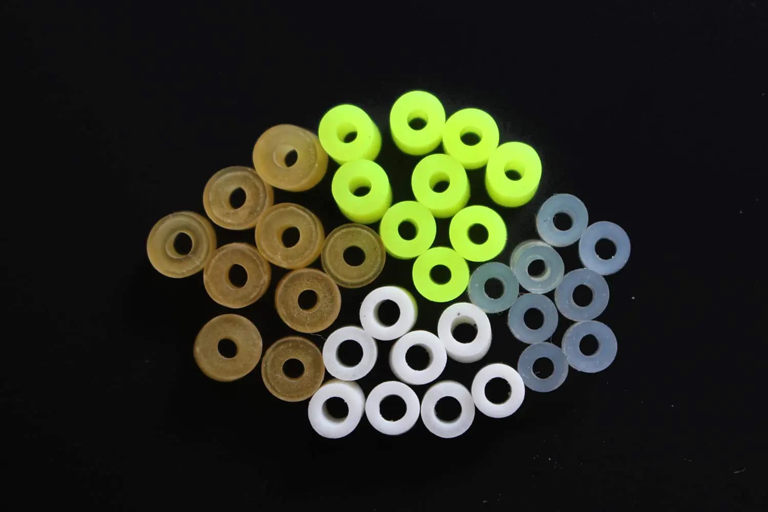 Silicone Fishing Skirts Band Set Four Colors