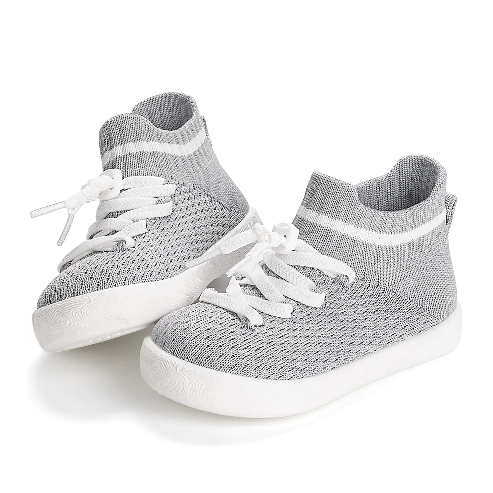 Toddler Barefoot Lightweight Slip-On Sneakers Grey