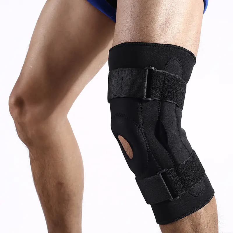 Outdoor Dual Aluminum Sports Knee Support Gear