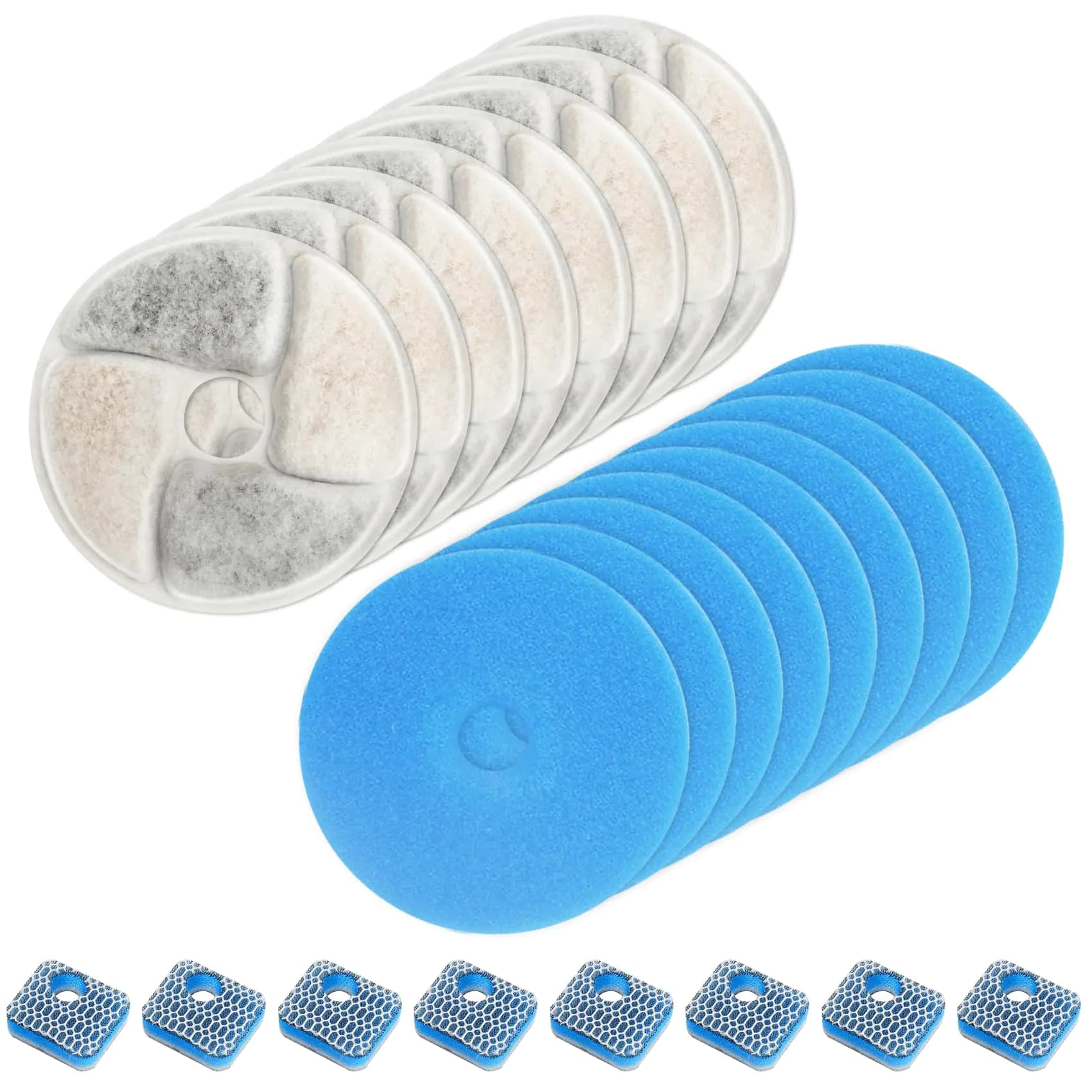 Cat Water Fountain Replacement Filters 8-Pack