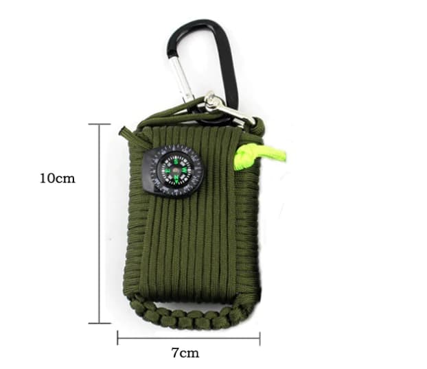 Survival Kit, Camping Gear, Climbing Rope Tool Bag