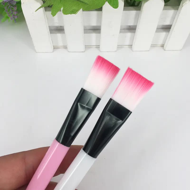 Face Mask Tools - White Handle Makeup Brushes