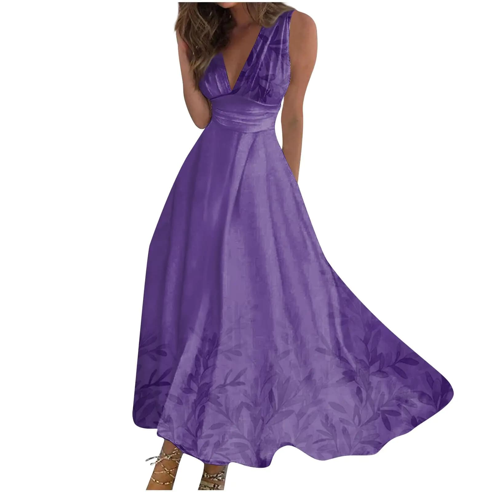 Sage Green Long Sleeve Dress Medium Purple
