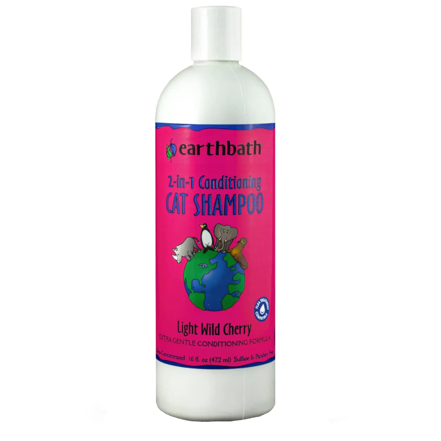 Earthbath Wild Cherry 2-in-1 Cat Shampoo