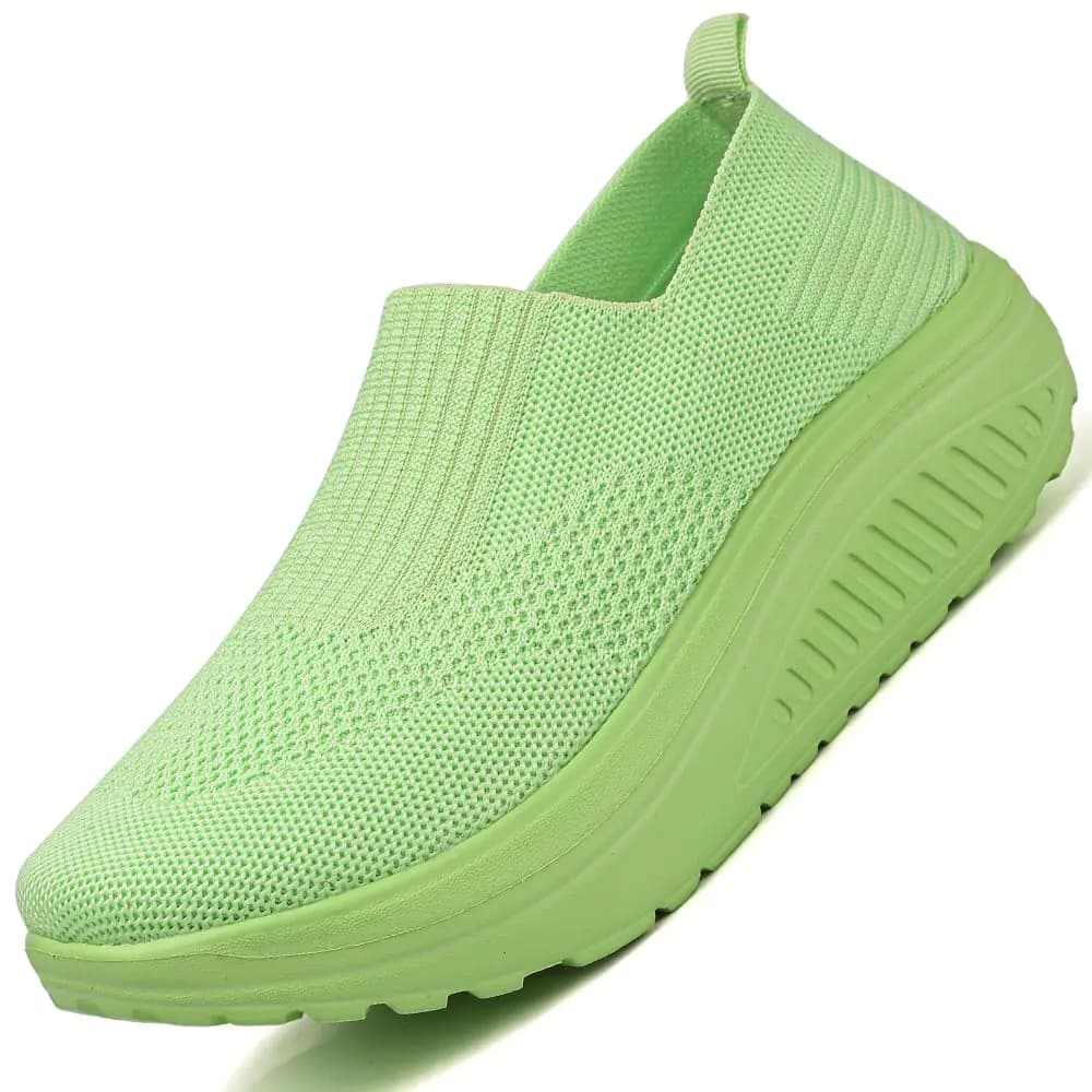 Women's Walking Shoes Light Mesh Green