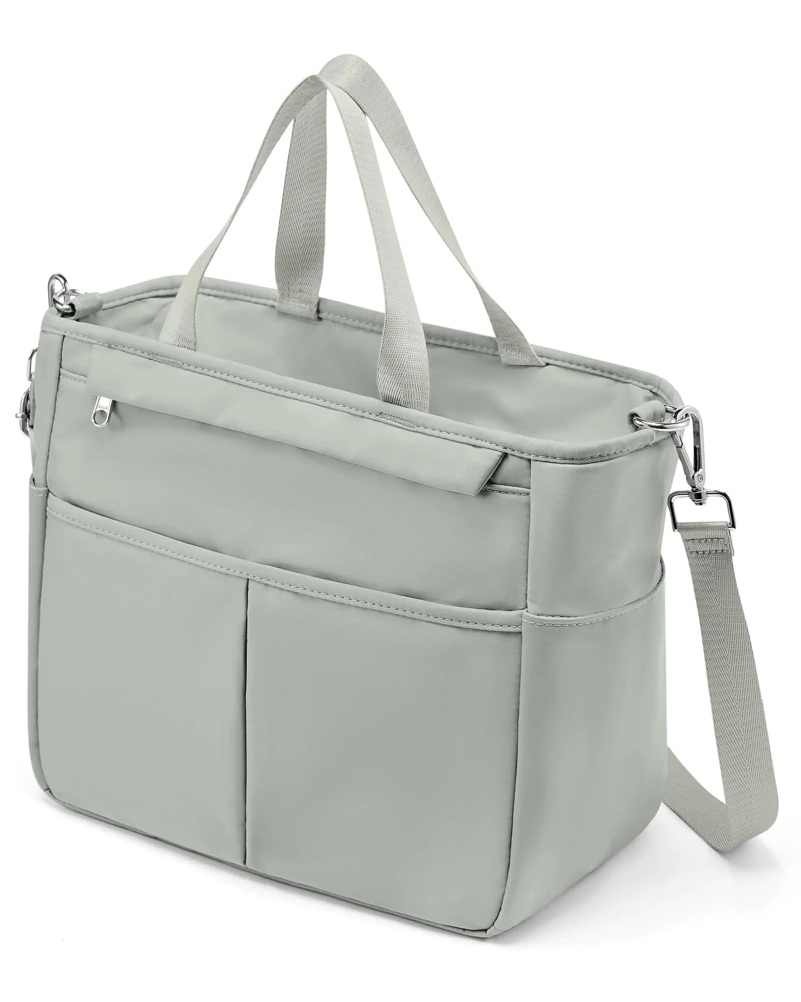 Green Insulated Lunch Bag With Shoulder Strap