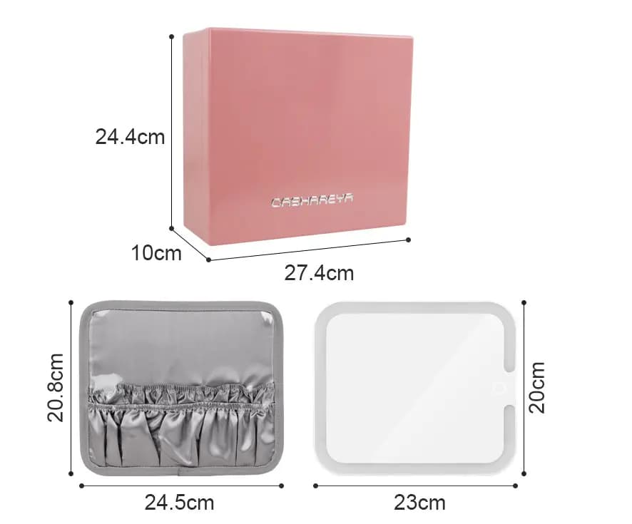 Professional Makeup Artist Makeup Case with LED Mirror