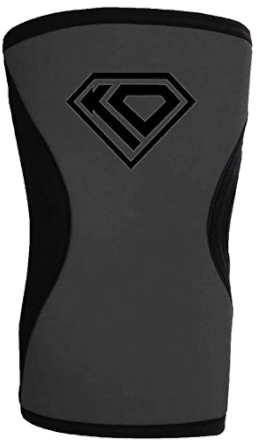 Black and Grey Neoprene Knee Pad Youth Medium