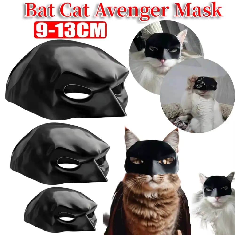 Cat Bat Superhero Mask Halloween Costume