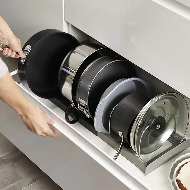 Expandable Stainless Steel Kitchen Storage Rack
