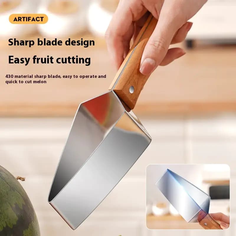 Watermelon Splitter Cutting Knife Stainless Steel