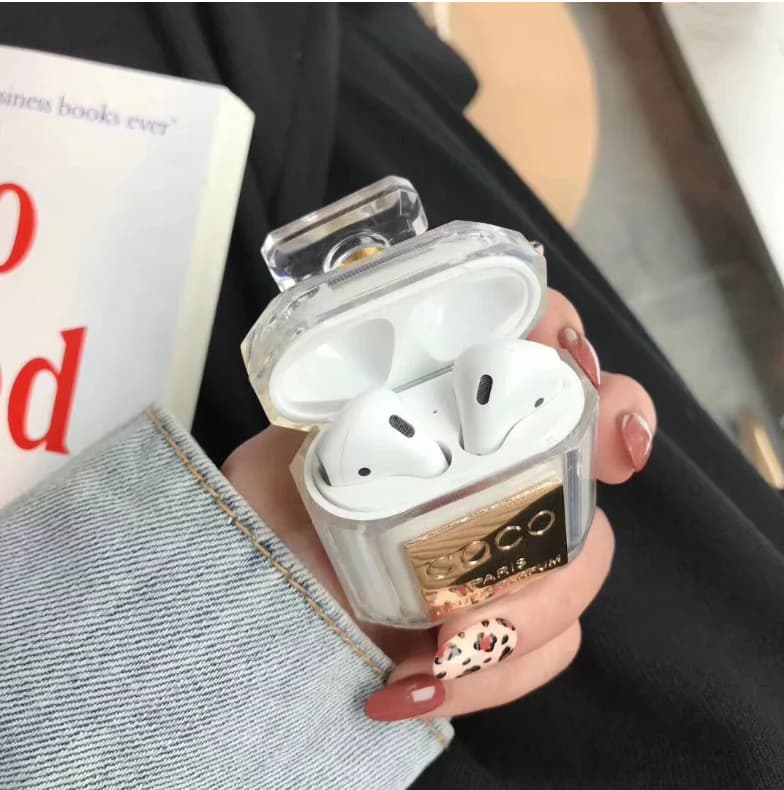 Perfume Bottle Silicone Case for Wireless Earbuds