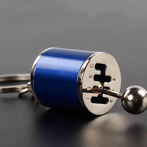 Metal Gear Shift Keychain for Car Accessories