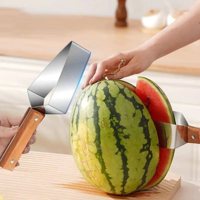 Watermelon Splitter Cutting Knife Stainless Steel