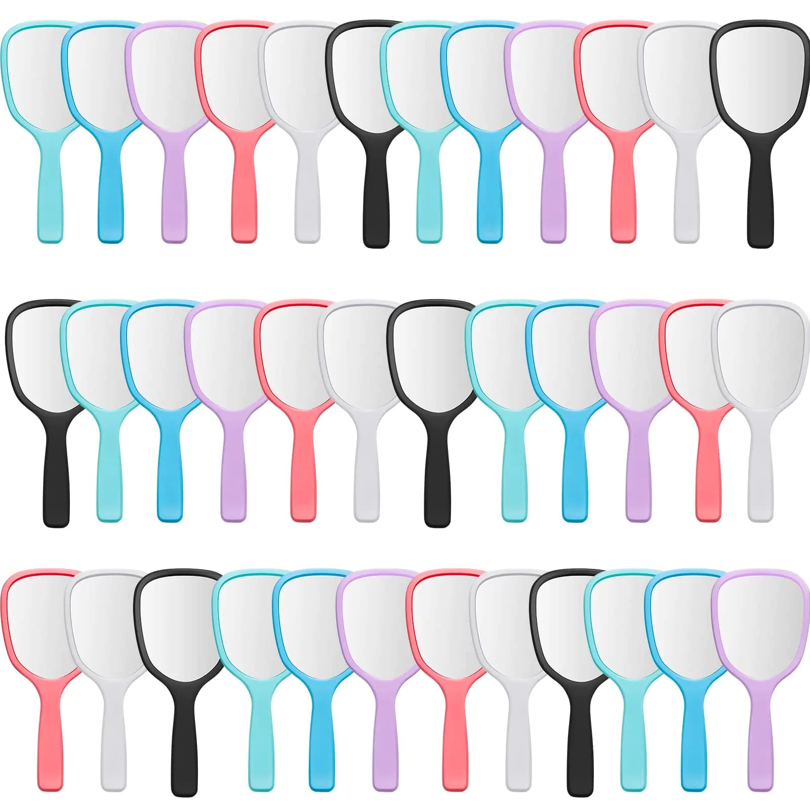 Handheld Compact Mirror with Handle