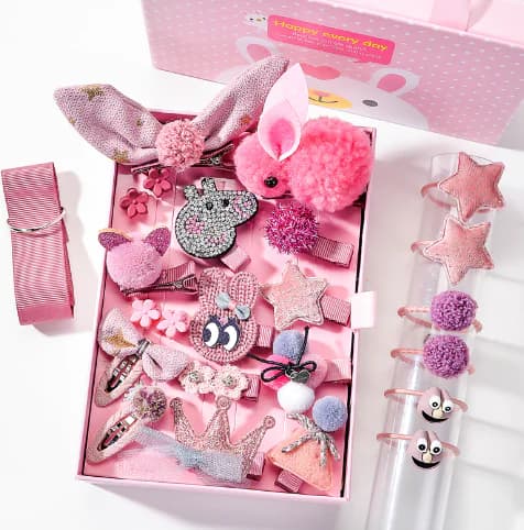 Cute Cartoon Hair Accessories for Girls - Animal Hair Ties