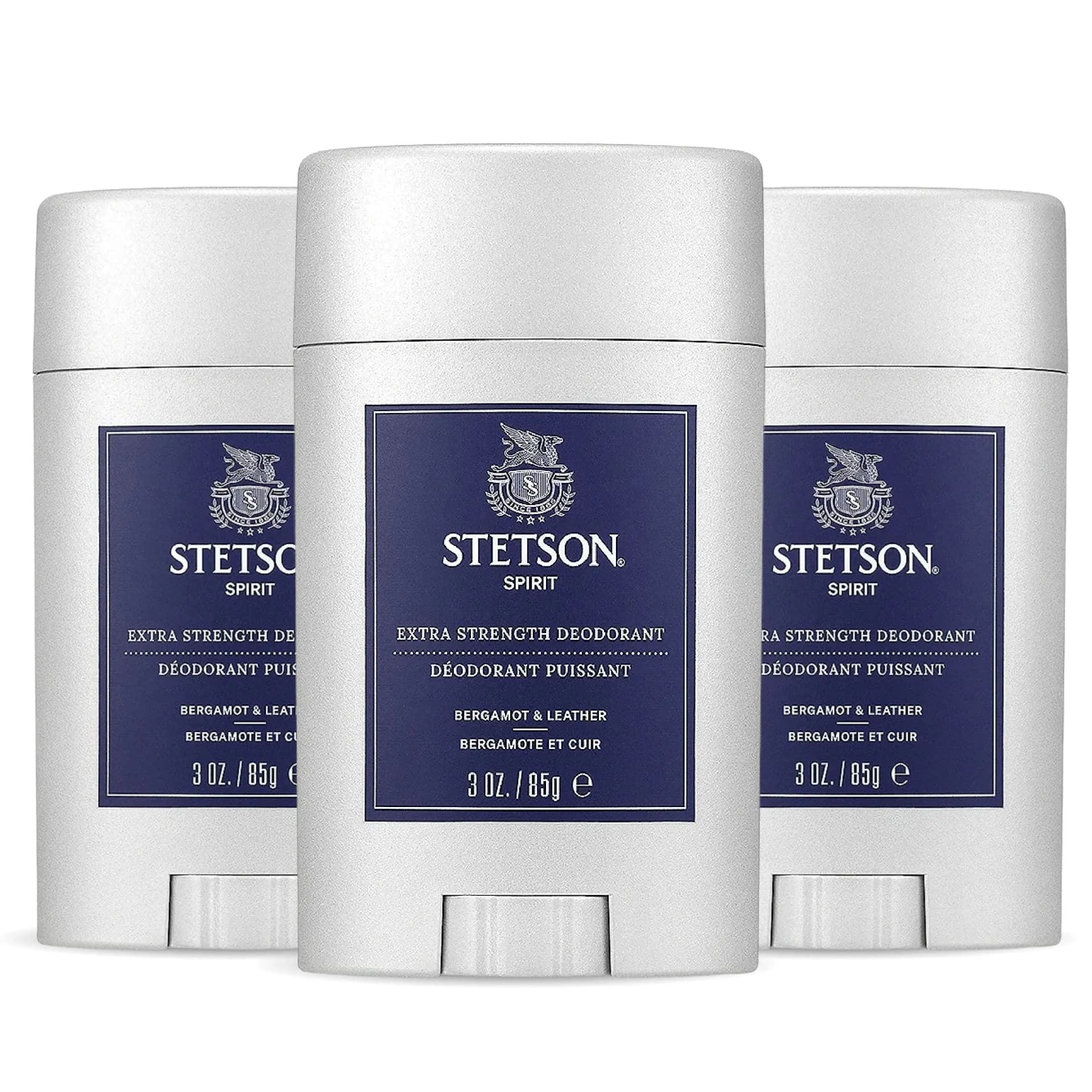 Stetson Extra Strength Deodorant Gel Stick 3-Pack