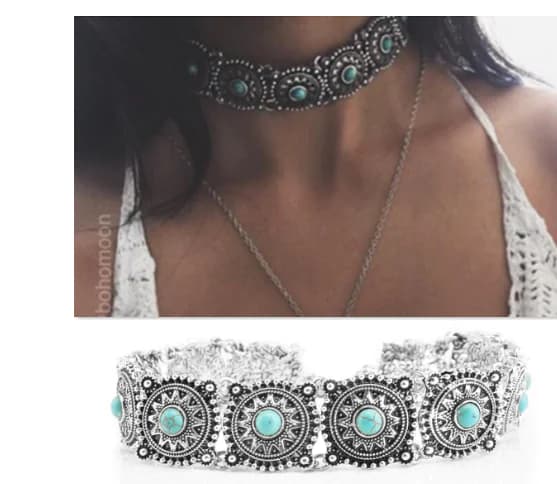 Bohemian Turquoise Necklace for Women - Fashion Statement