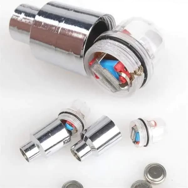 Bicycle Valve LED Lights with Colorful Effects