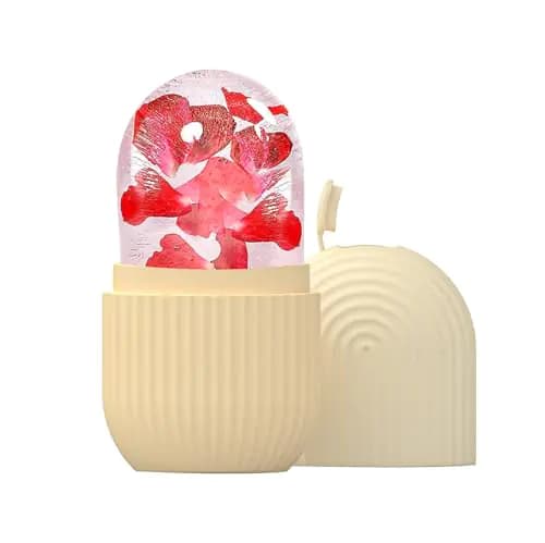 Ice Face Roller Yellow Silicone Beauty Tool