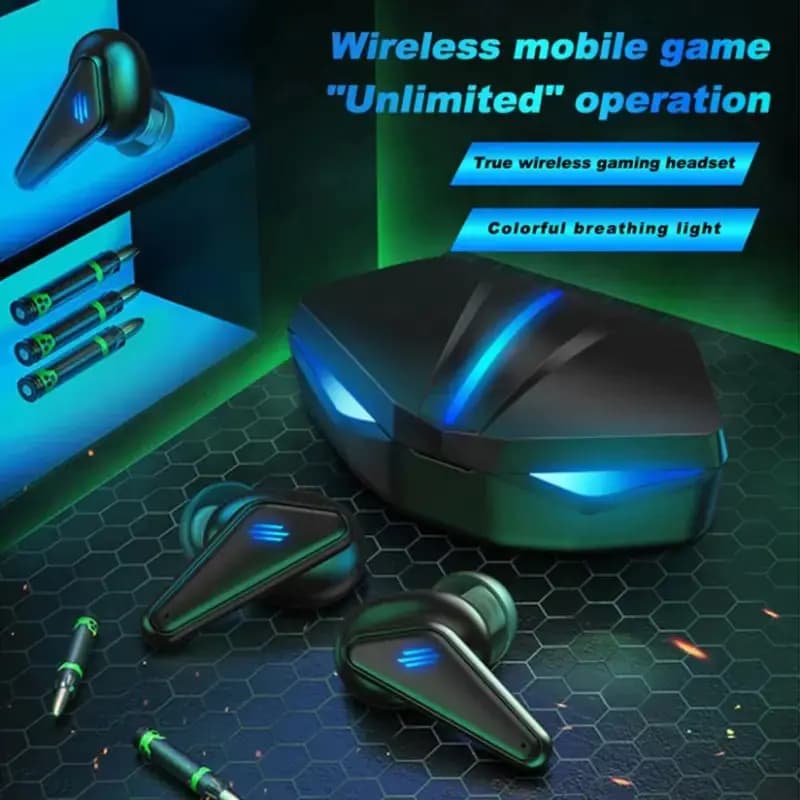 K55 TWS Gaming Headset - Portable Wireless Earbuds
