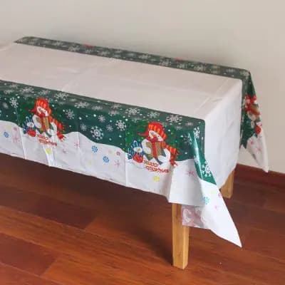 Disposable Tablecloth for Christmas Decorations