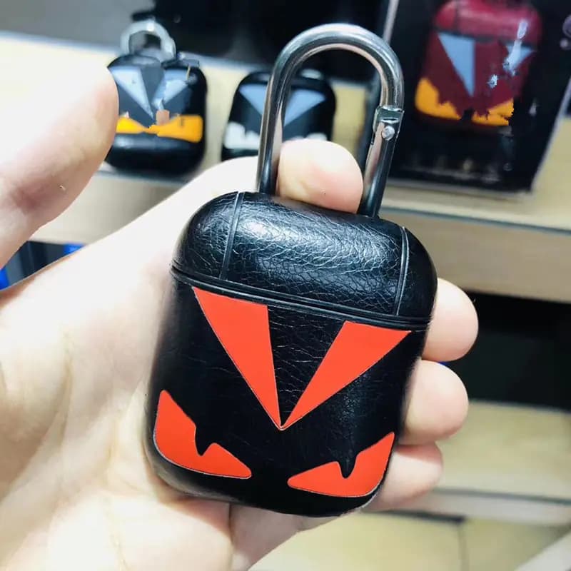 Genuine Leather AirPods Case for Wireless Earbuds