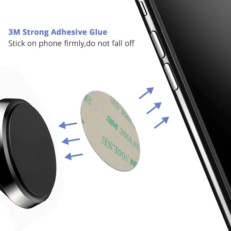 Magnetic Phone Holder Accessories and Mounting Plates