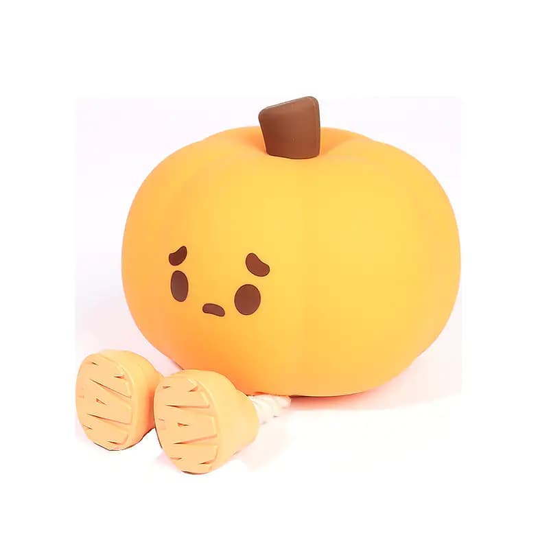 Halloween Pumpkin Silicone Touch Dimmable Night Light