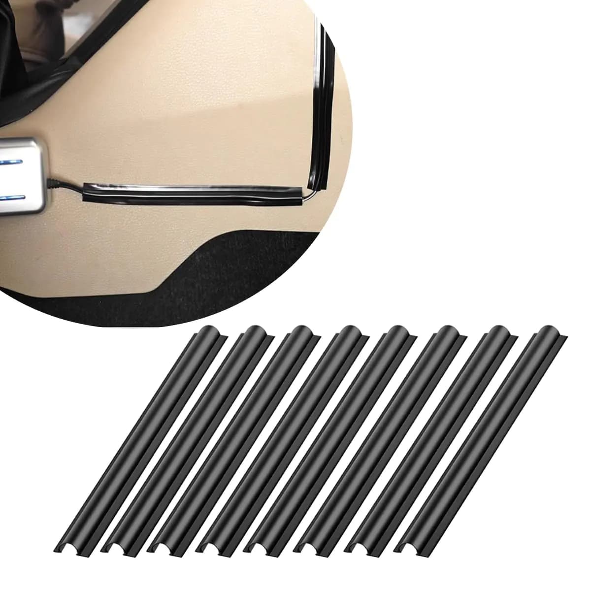 Car Wire Sleeve Cable Organizer, 8 Pieces