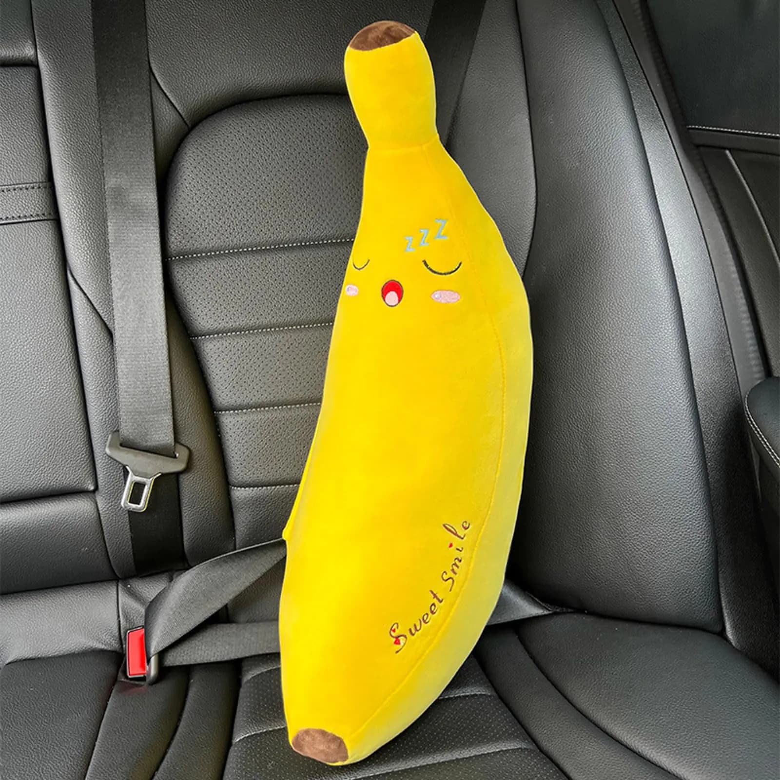 Car Seat Belt Shoulder Pad Pillow Yellow