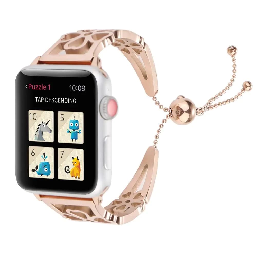 Floral Bracelet Steel Strap for Watches