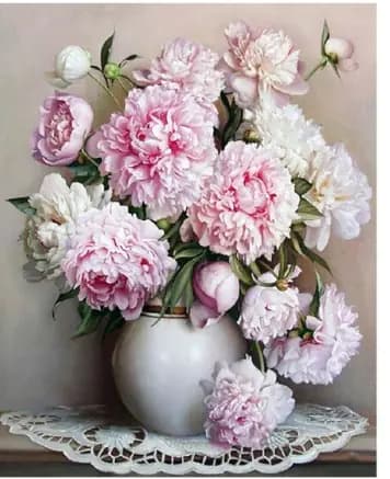 Digital Floral Painting Home Decor Item