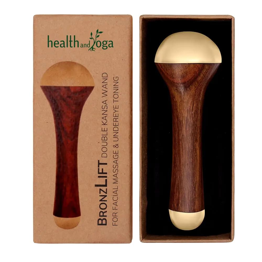 Kansa Wand Double Dome Facial Massage Tool
