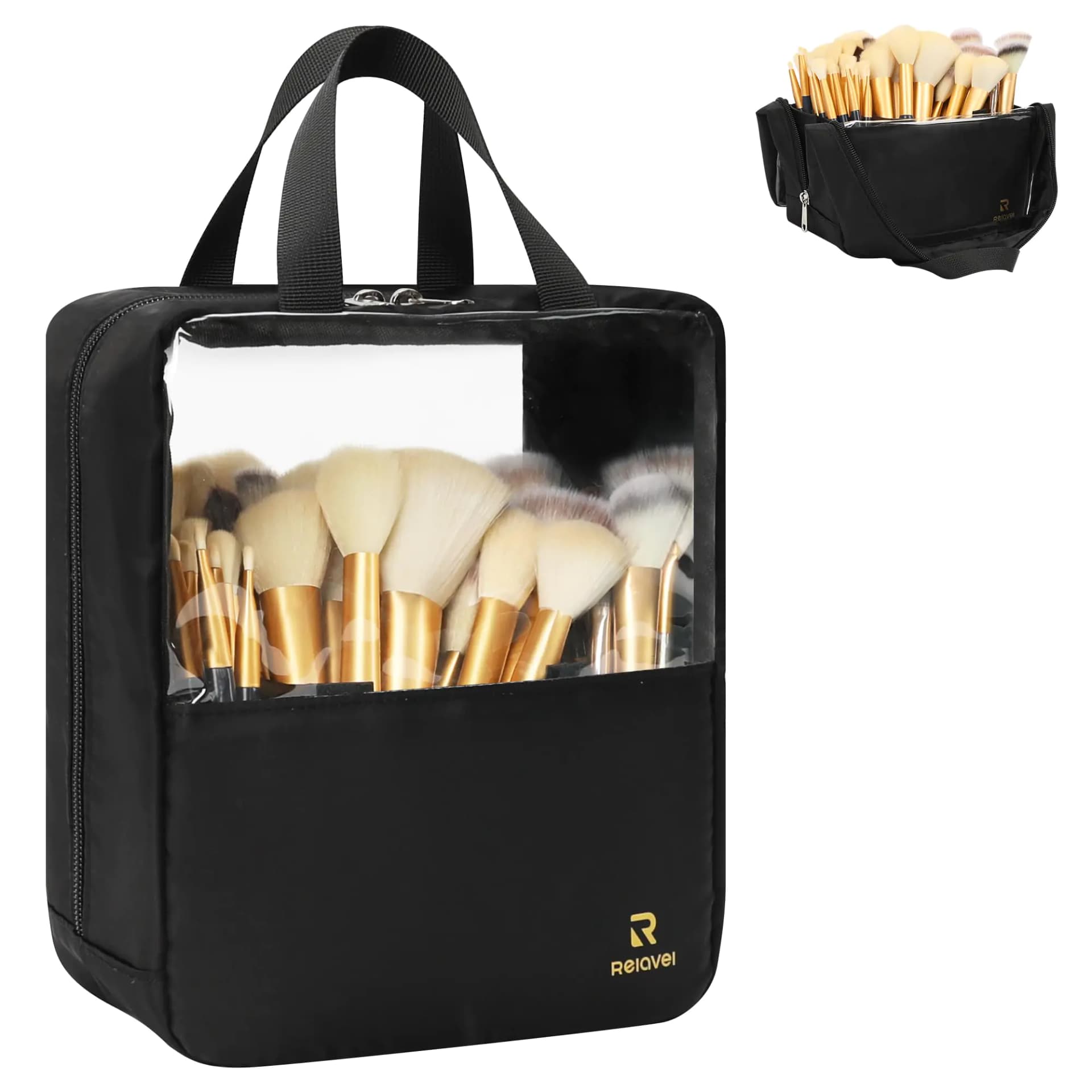 Extra Large Makeup Brush Organizer Bag