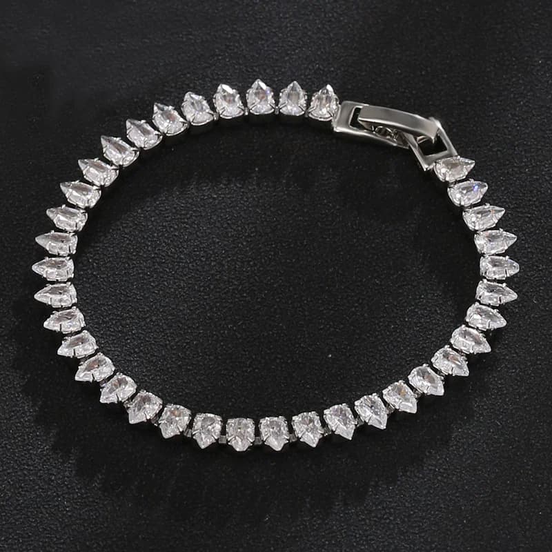 Women's Zircon Clavicle Chain Jewelry Set