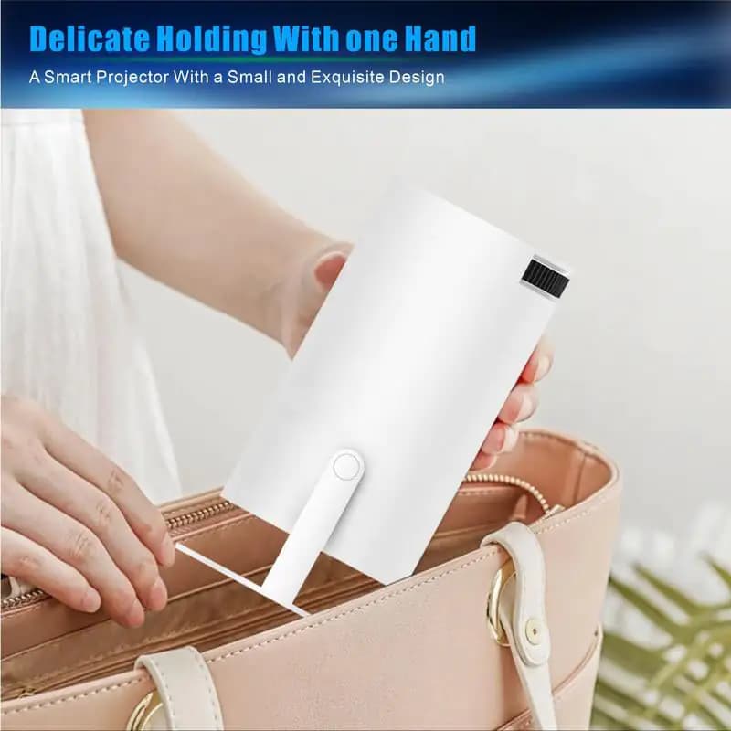 Portable WiFi Projector with Remote Control