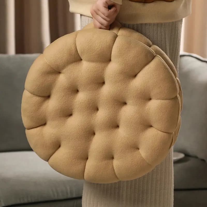 Simulation Biscuit Cushion for Home Decor