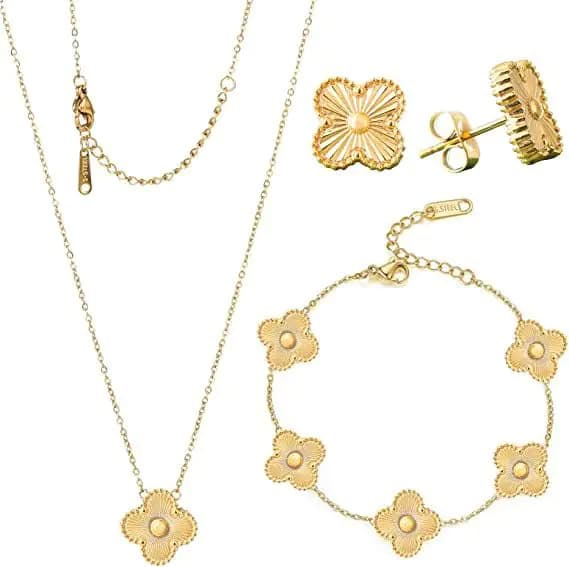 Four Leaf Clover Jewelry Set for Women