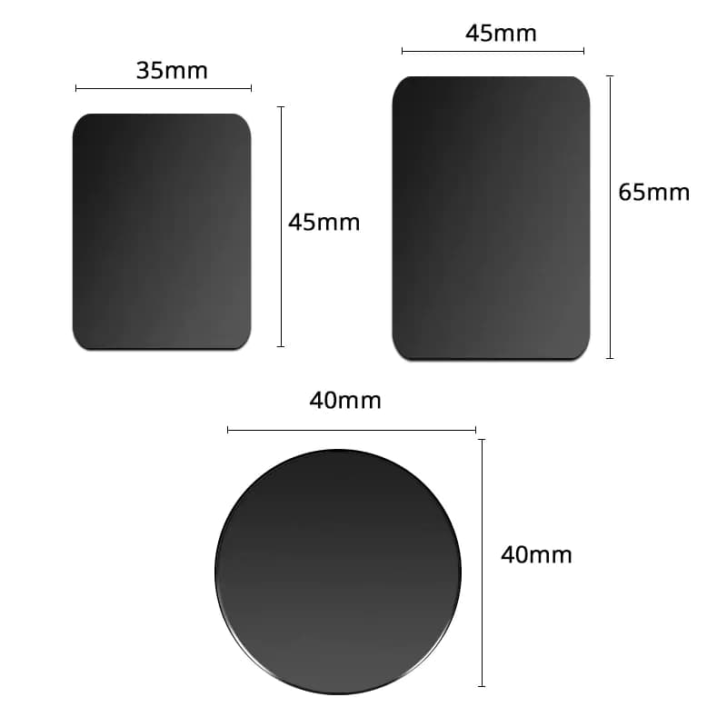 Magnetic Phone Holder Accessories and Mounting Plates