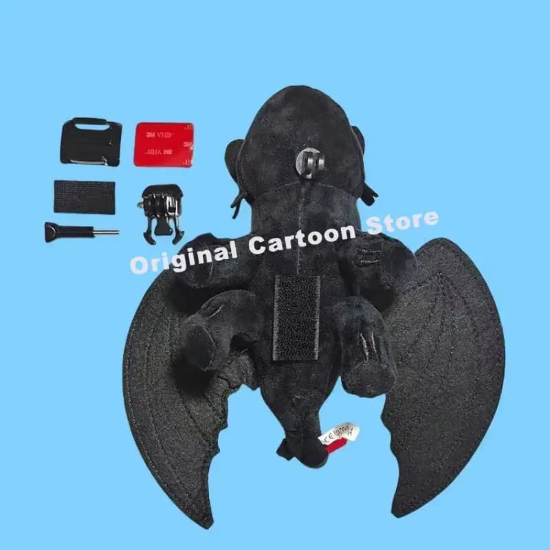 Car Roof Teeth Flying Dragon Plush Toy