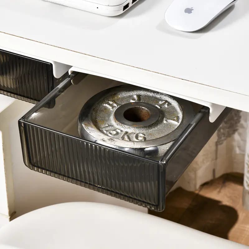 Under-Desk Drawer Organizer for Office Supplies