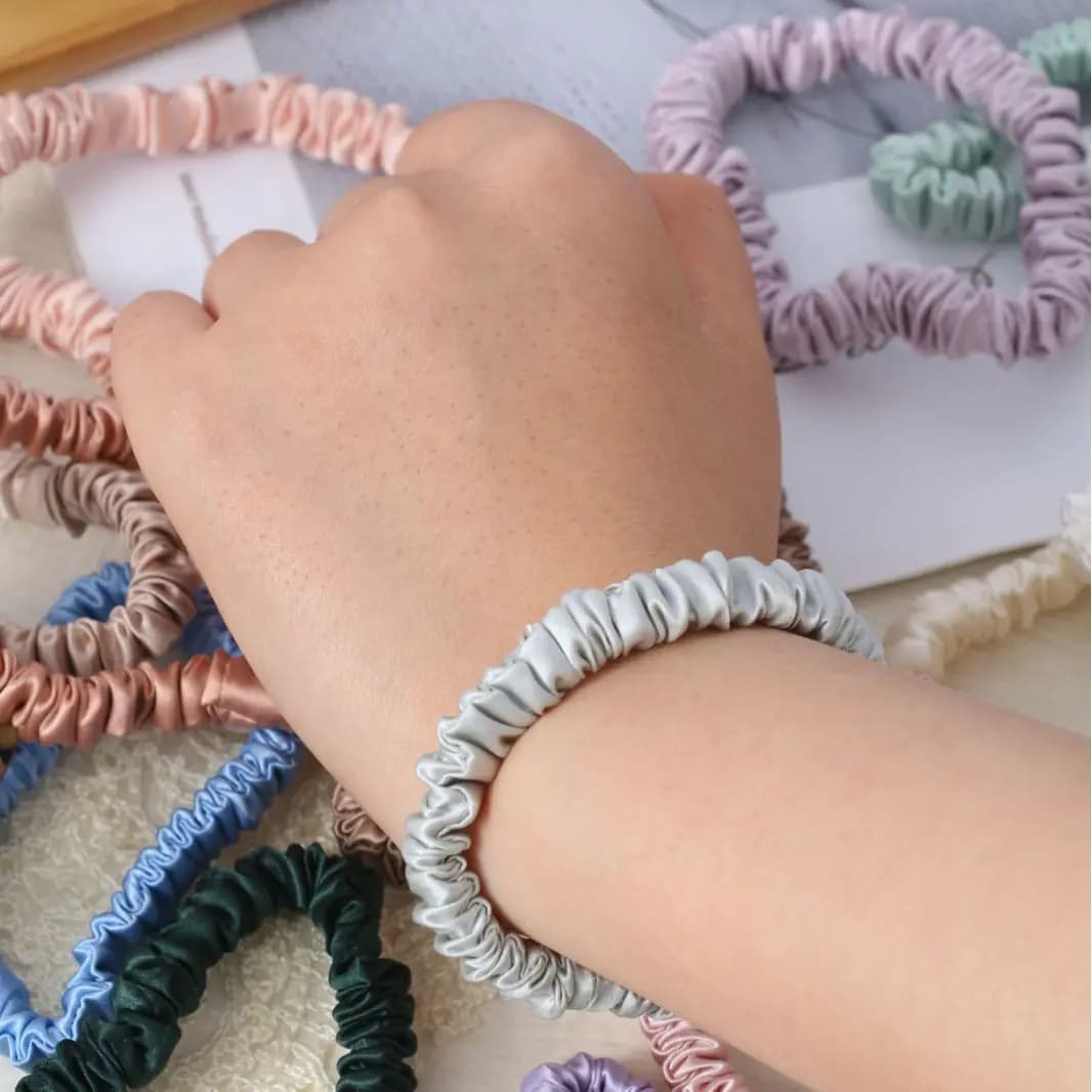 Silk Hair Ties for Girls - Hair Accessories Set