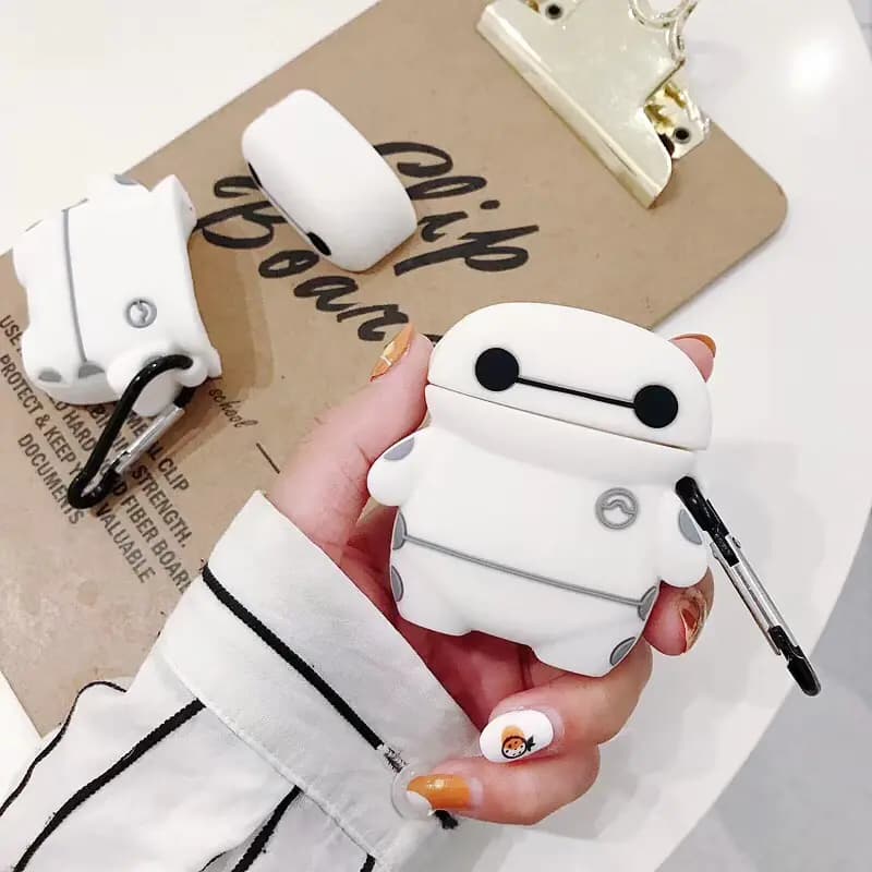 Cute Cartoon Silicone Case for Wireless Earbuds