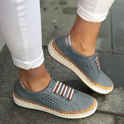 Leather Sports Sneakers