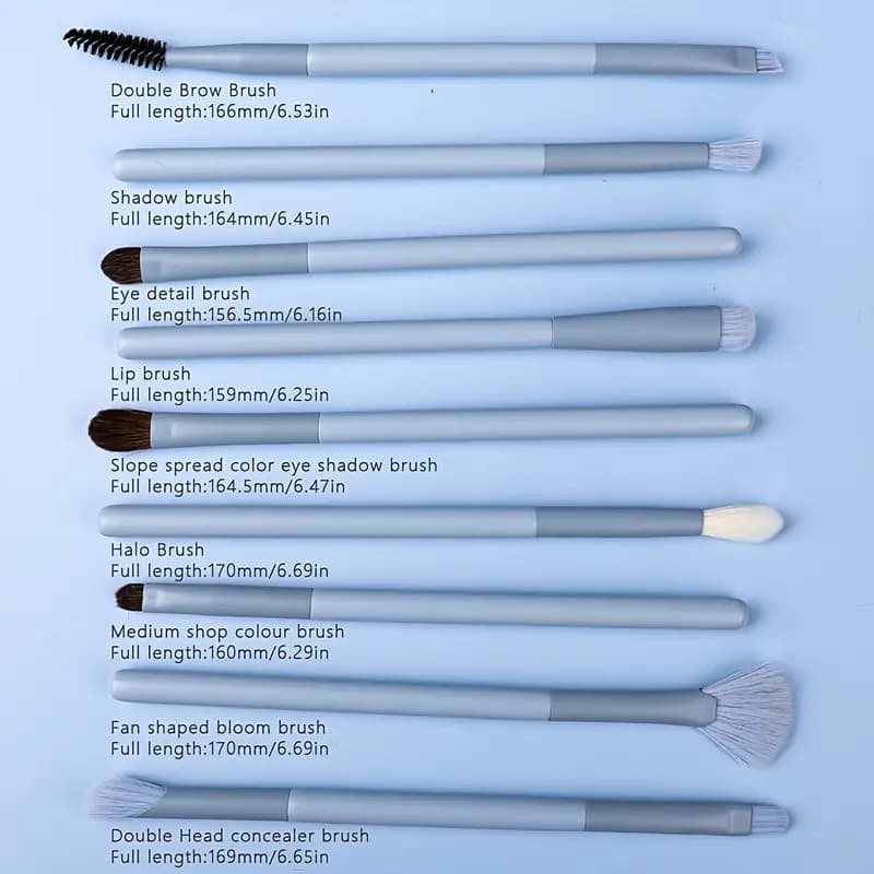 13-Piece Premium Synthetic Makeup Brushes Set with Bag