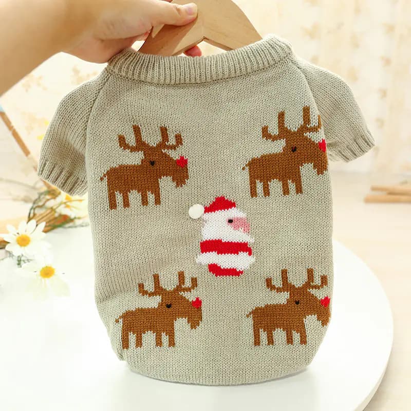 Fashion Printed Dog Sweater for Pet Supplies
