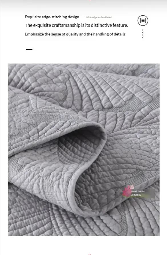Embroidered 3-Piece Bedding Set