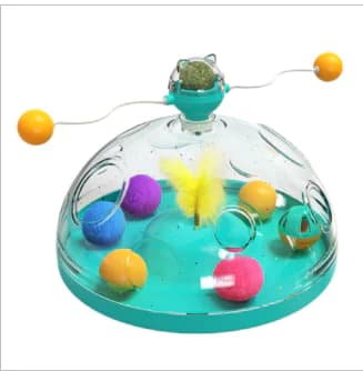 Cat Toys Set with Teasing Stick and Windmill