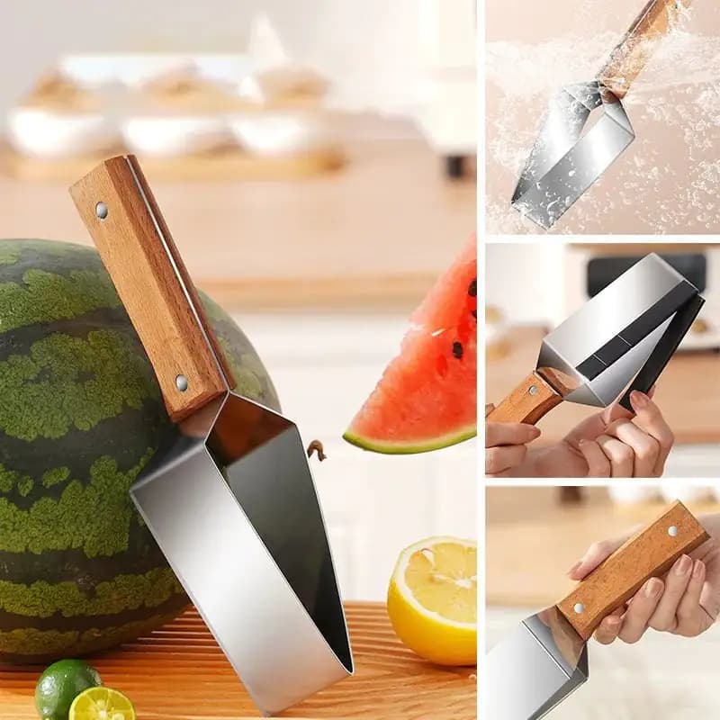 Watermelon Splitter Cutting Knife Stainless Steel